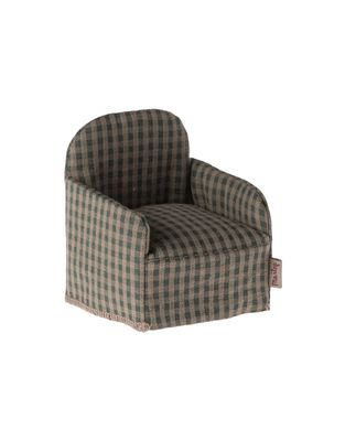 Green Checker Chair