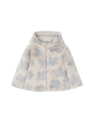 Hooded Fur Coat, Alpaca  