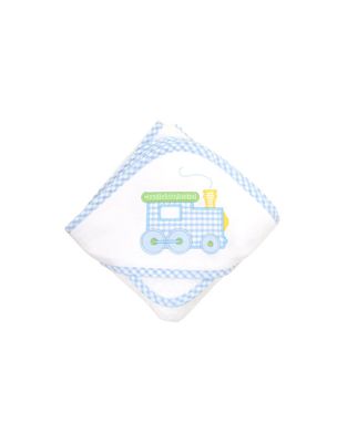 Hooded Towel and Washcloth Set, Train