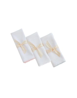 Jersey Burp Cloth White