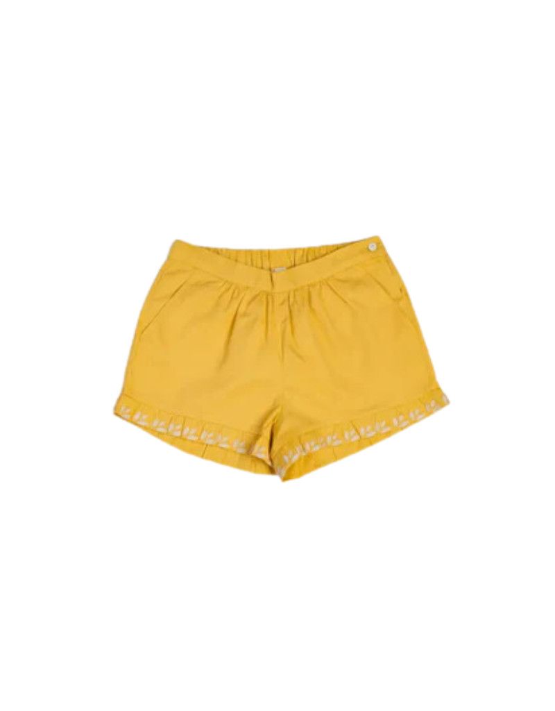Joseph Shorts, Yellow Embroidery