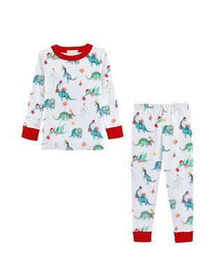 Jurassic Christmas Printed PJ Set