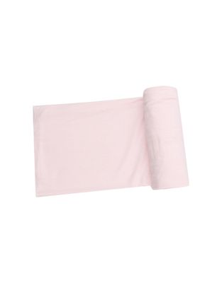 Light Pink Stripe Swaddle Blanket 45x45