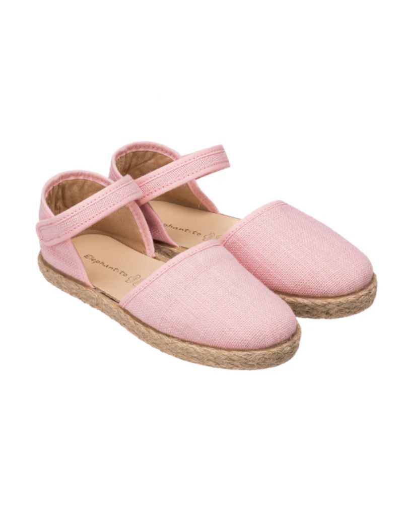 Linen Classic Espadrille ( Linen Pink)