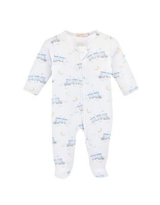 Little Train Printed Footie