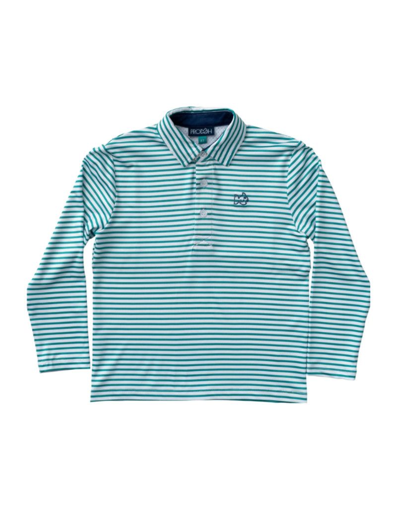 LS Pro Performance Polo, Tennis Court Stripe