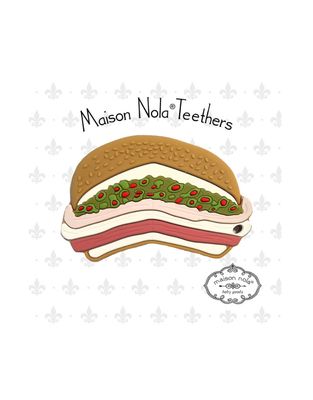 Muffaletta Silicone Teether