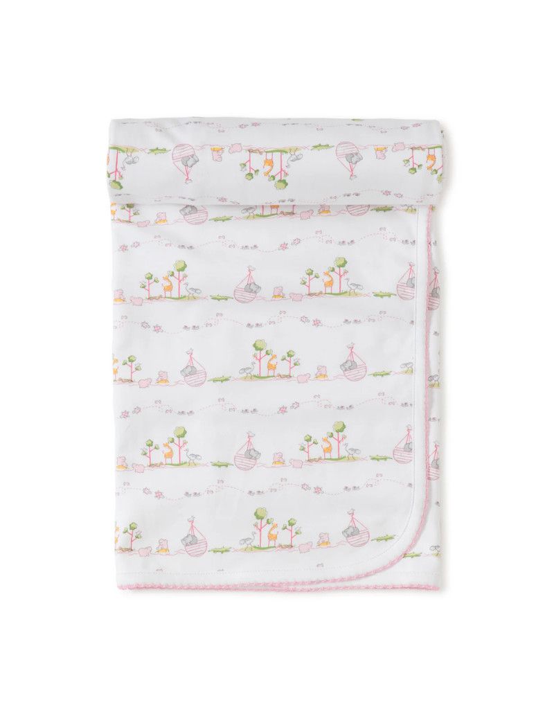Noah&#39;s Print Blanket, Pink