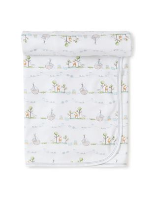 Noah&#39;s Print Blanket. Blue