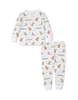 Orange and Green Crocs Long PJ Set