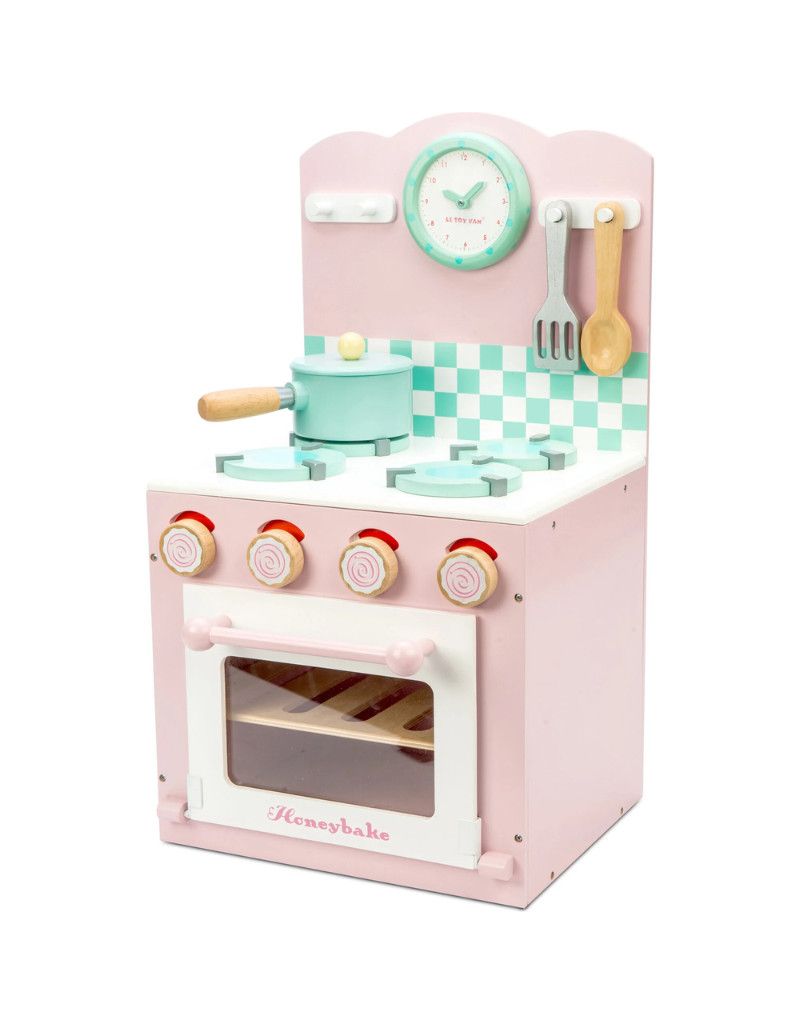 Oven and Hob Set Pink