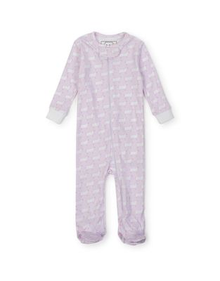 Parker Zip Pajama, Counting Sheep Pink