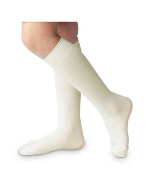 Pearl White Nylon Knee High 1603 
