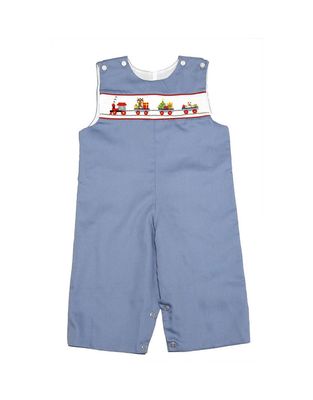 Peter Christmas Train Smocked Longall