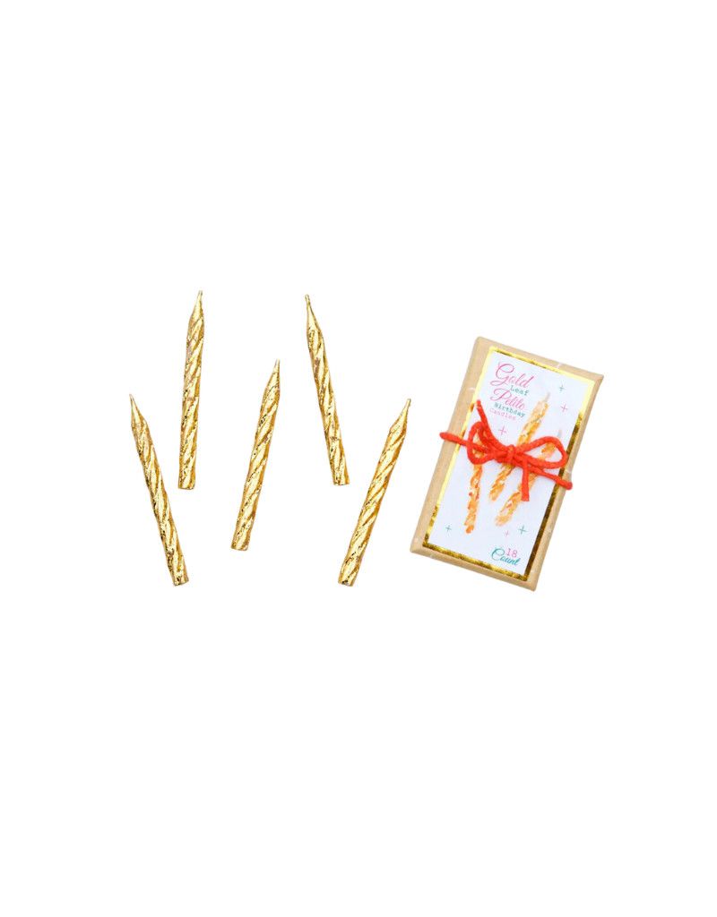 Petite Gold Leaf Party Candle