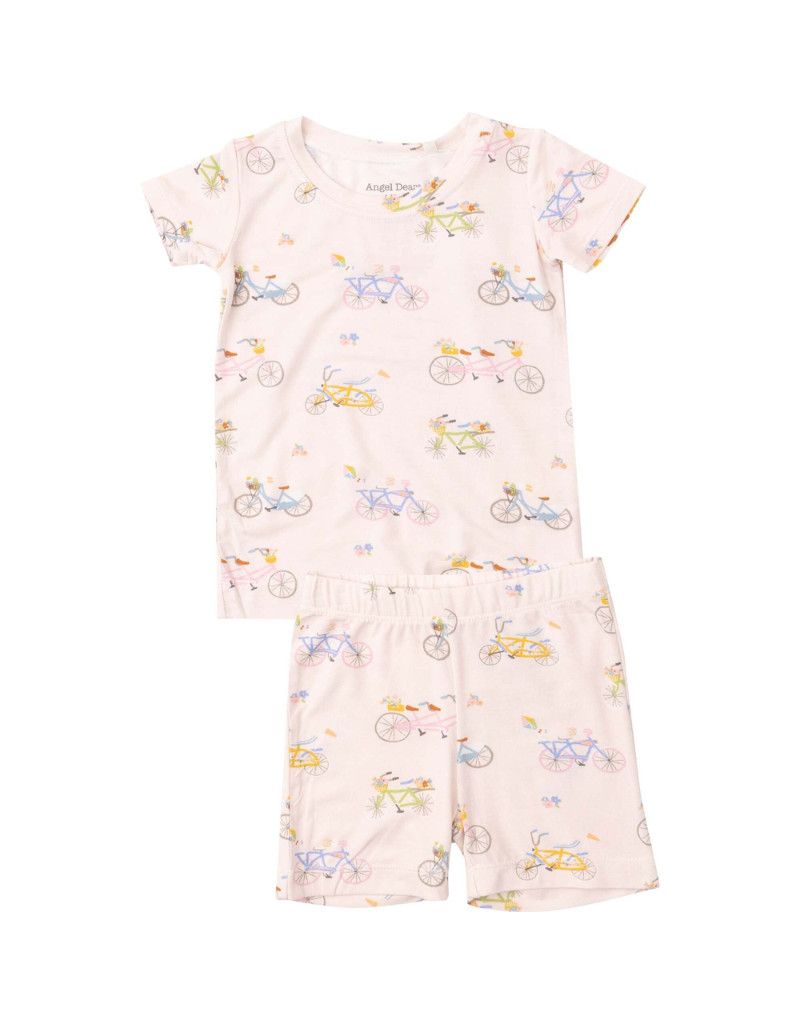 Pink Bikes Short PJ Set