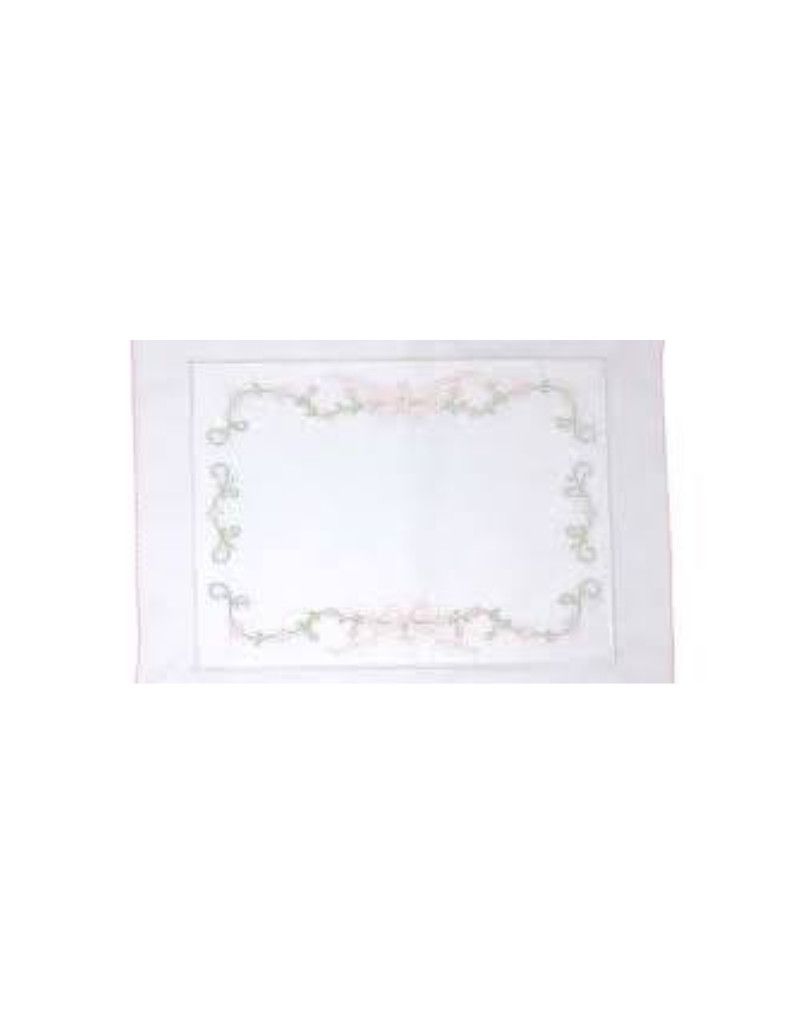 Pink Bow Spring Garden Pillow With Insert 12x16