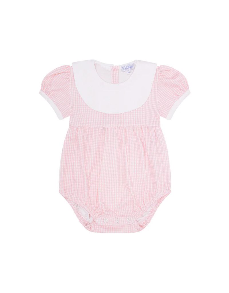 Pink Gingham Baby Bubble