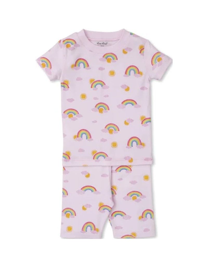 Pink Rainbow PJ Short Set