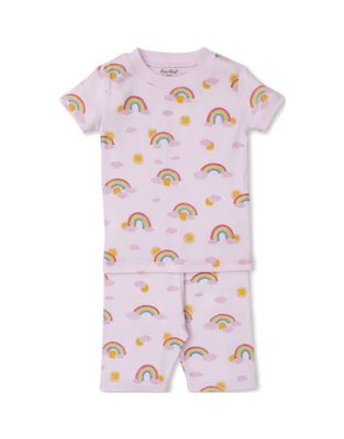 Pink Rainbow PJ Short Set
