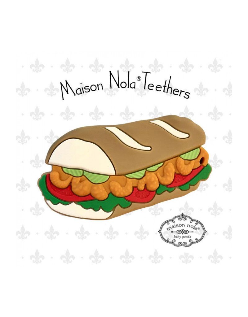 Poboy Silicone Teether