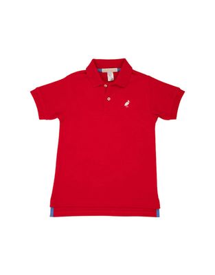 Prim and Proper Polo SS, Richmond Red