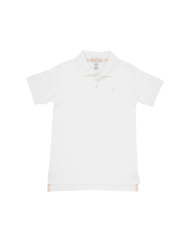 Prim and Proper SS Polo - Worth Ave White