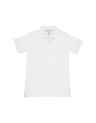 Prim and Proper SS Polo - Worth Ave White