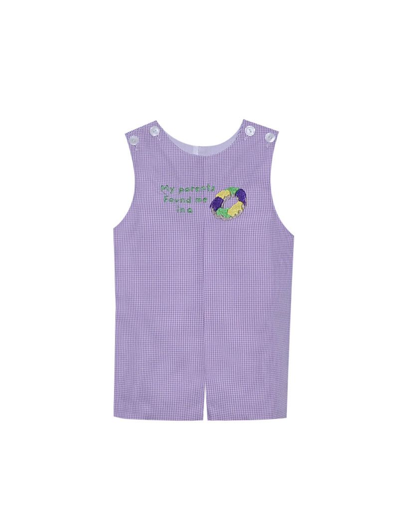 Purple Gingham King Cake Hayes Shortall