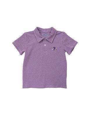Purple Stripe Game Day Polo