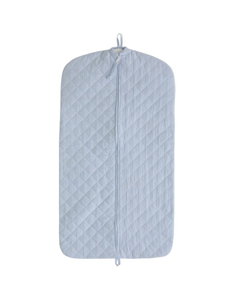 Quilted Garment Luggage Blue