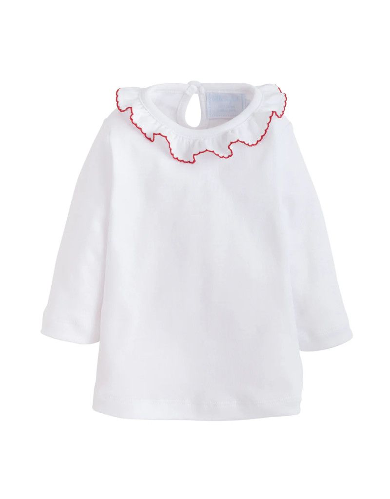 Red Caroline Knit Blouse