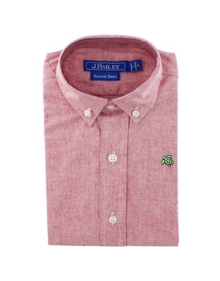Roscoe Red Chambrey Button Down