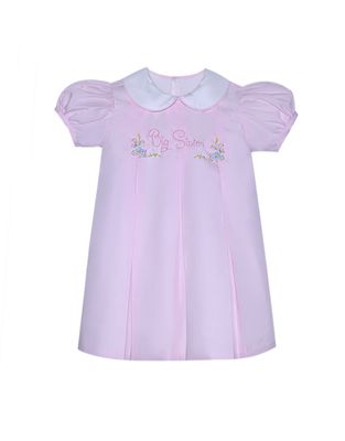 S/S Pink Big Sister Dress 18m