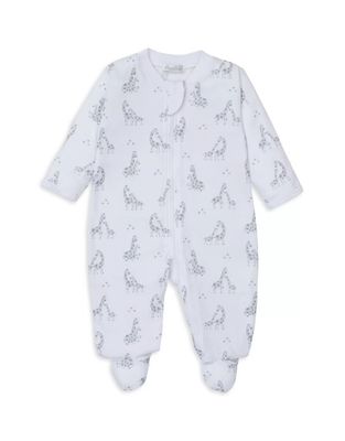 Silver Giraffe Glee Footie w/ Zipper