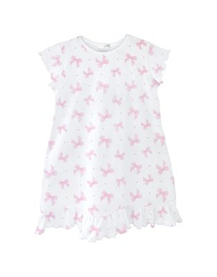 Stripe Bows Knit Dress