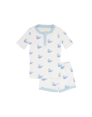 Sutton Short Set, Merrimack Quack Quacks Blue 4T