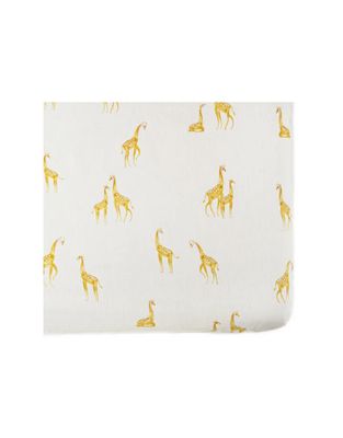 Sweet Dreams Fitted Crib Sheet Follow Me Giraffe