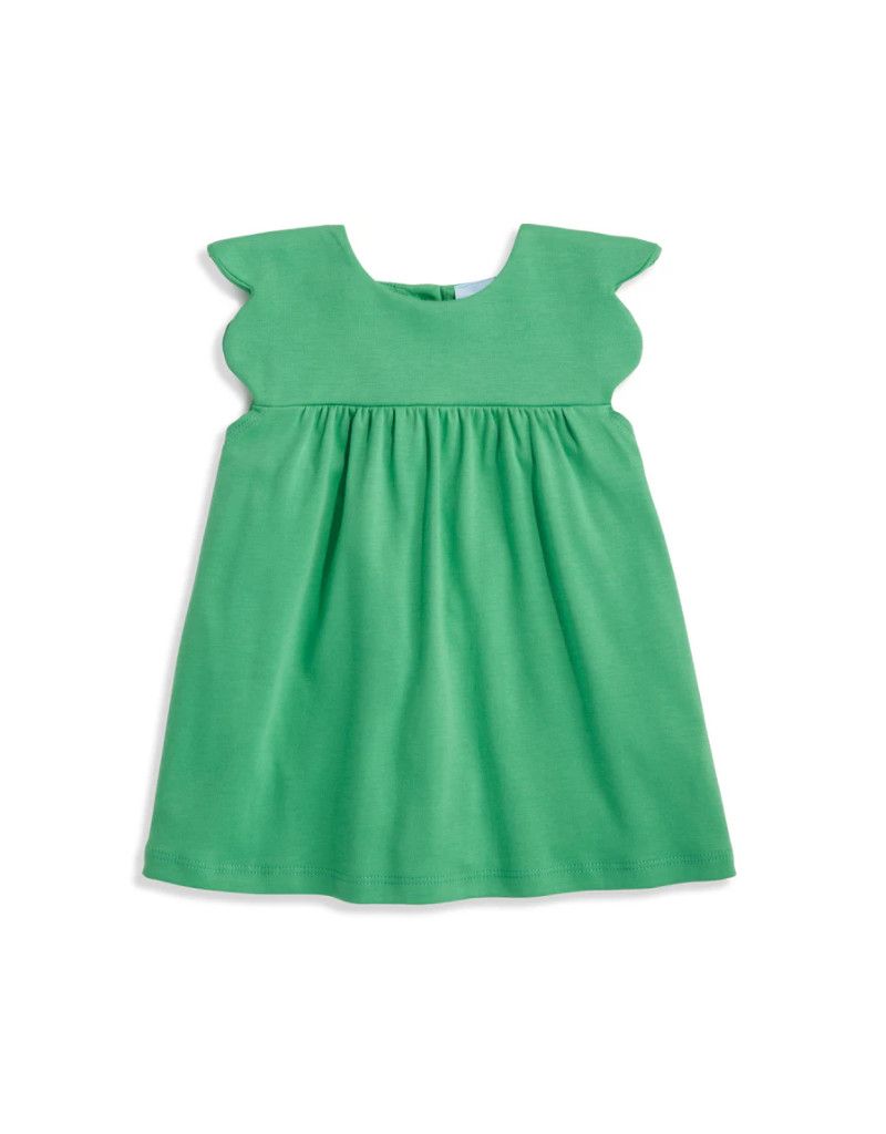 Tatiana Scallop Pima Blouse, Green