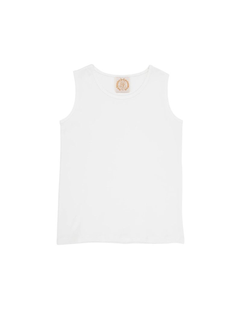Tay Tay Tank Pima Tank, Worth Ave White