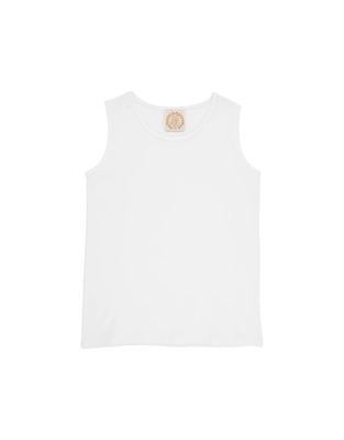 Tay Tay Tank Pima Tank, Worth Ave White