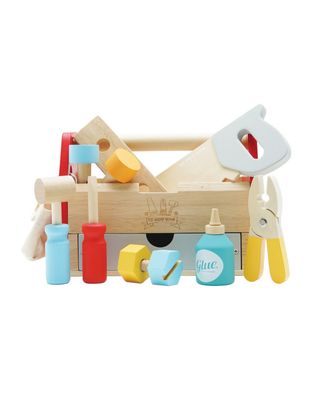 Tool Box and Wooden Tools