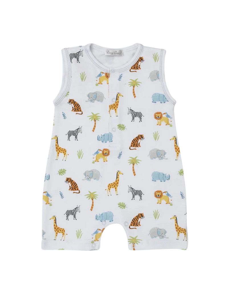 Tropical Jungle Sleeveless Playsuit