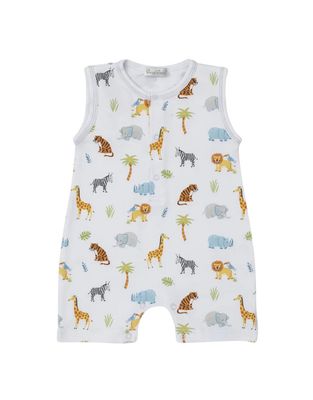 Tropical Jungle Sleeveless Playsuit