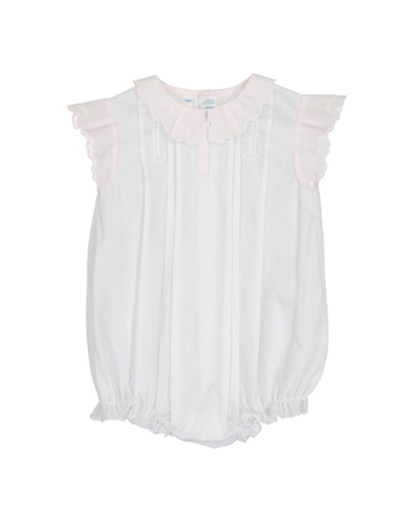 Vintage Fly Sleeve Romper White