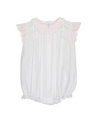 Vintage Fly Sleeve Romper White