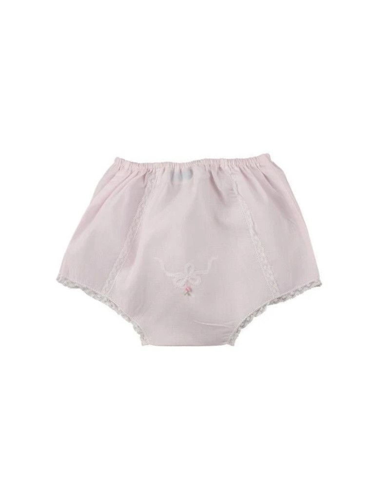 Vintage Bow Collection Diaper Cover Pink 6/9M