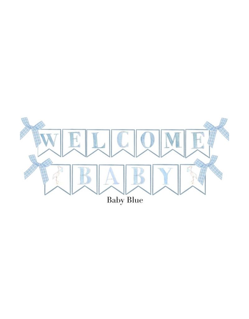 Welcome Banner, Baby Boy