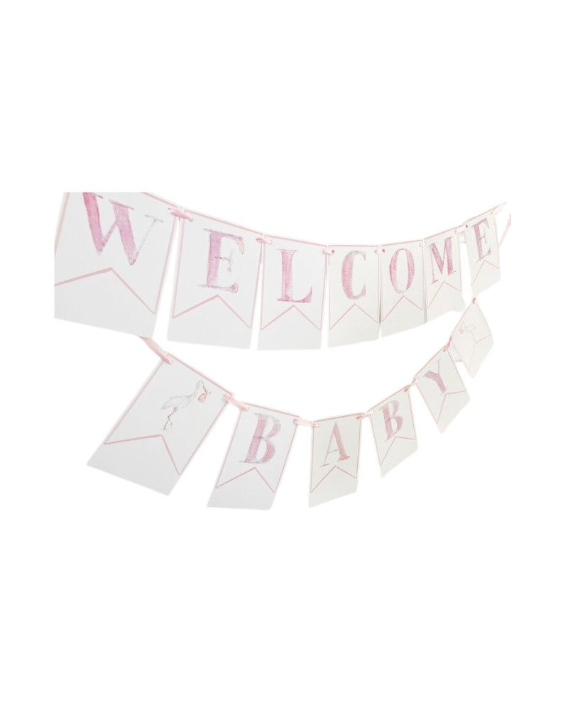 Welcome Banner, Baby Girl