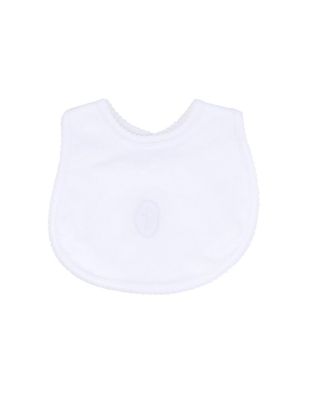 White Blessed Embroidered  Bib